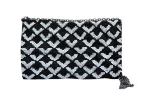 Beaded Flap Clutch