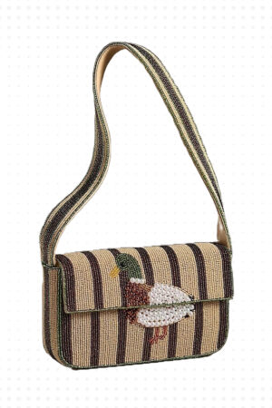 Zayana Beaded Bag: Duck (symbol Edition)