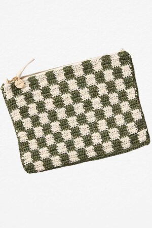 Clare V. Woven Flat Wallet