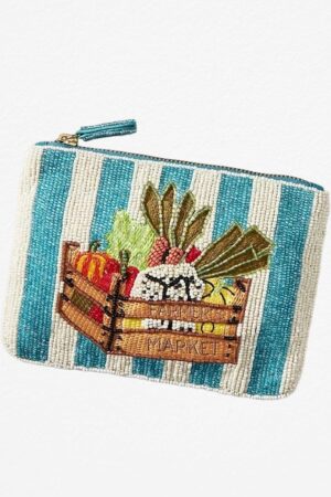 Farmers Market Fresh Beaded Wallet