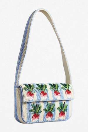 Zayana Beaded Bag: Radish